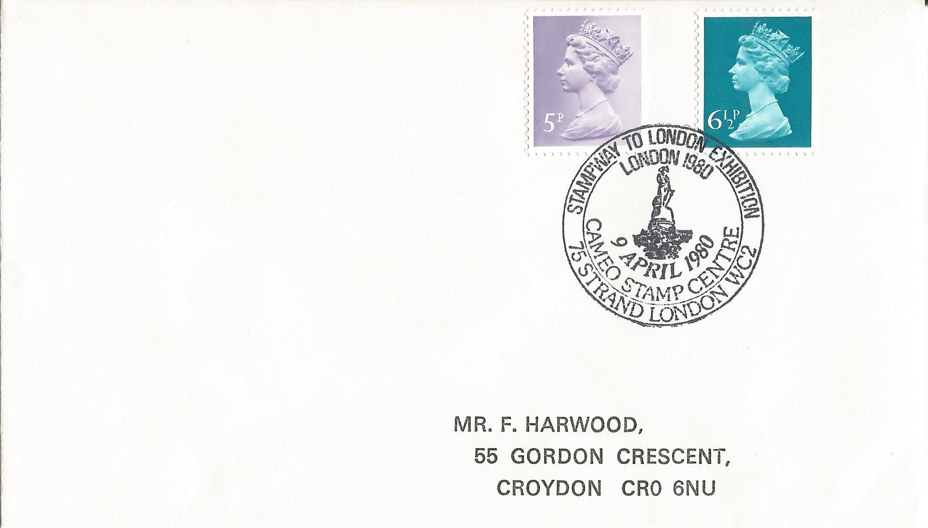 Stampway to London Exhibition London 1980 Cameo Stamp Centre 75 Strand London WC2_4176