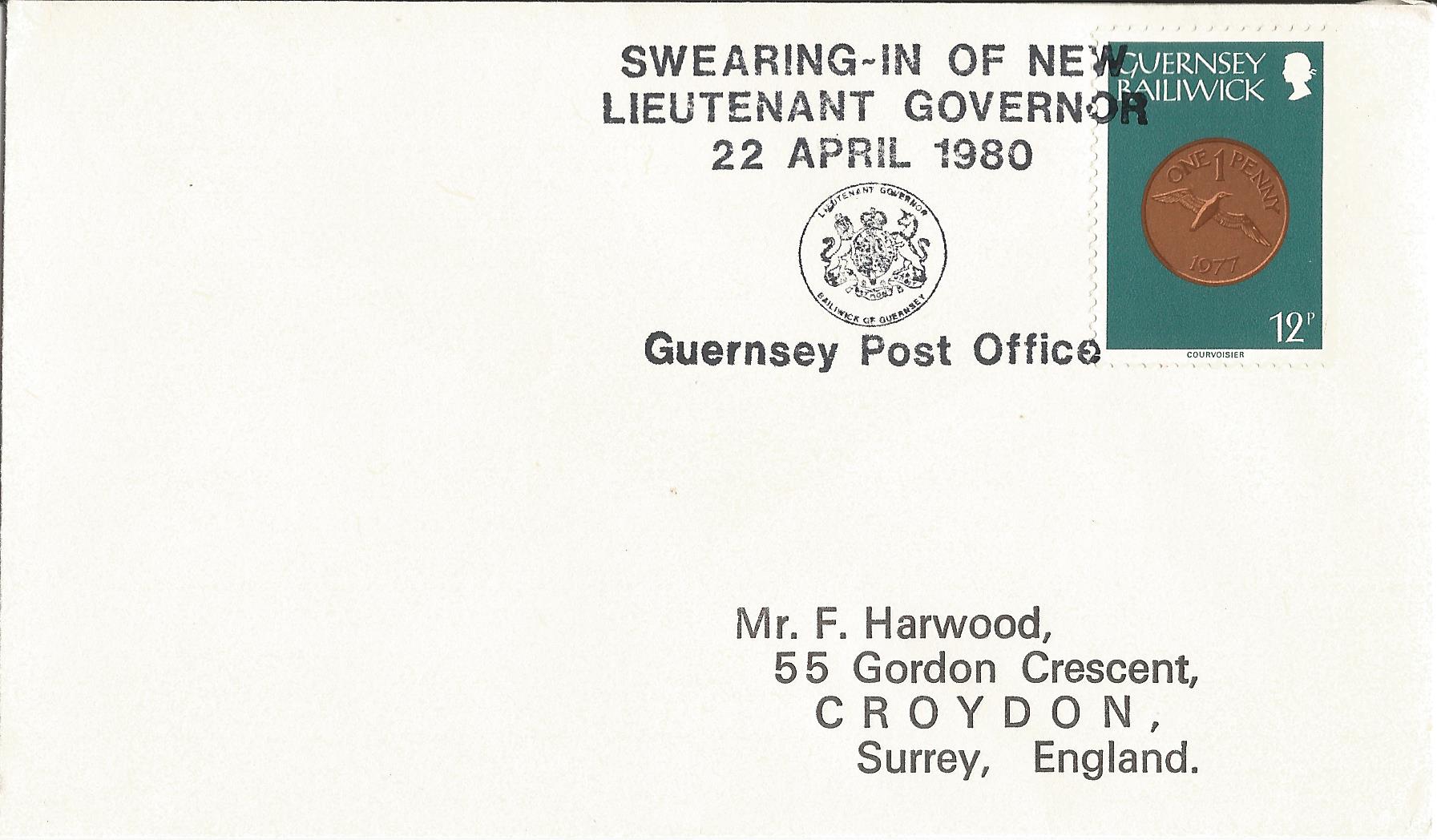 Swearing in of New Lieutenant Governor Guernsey Post Office_G39
