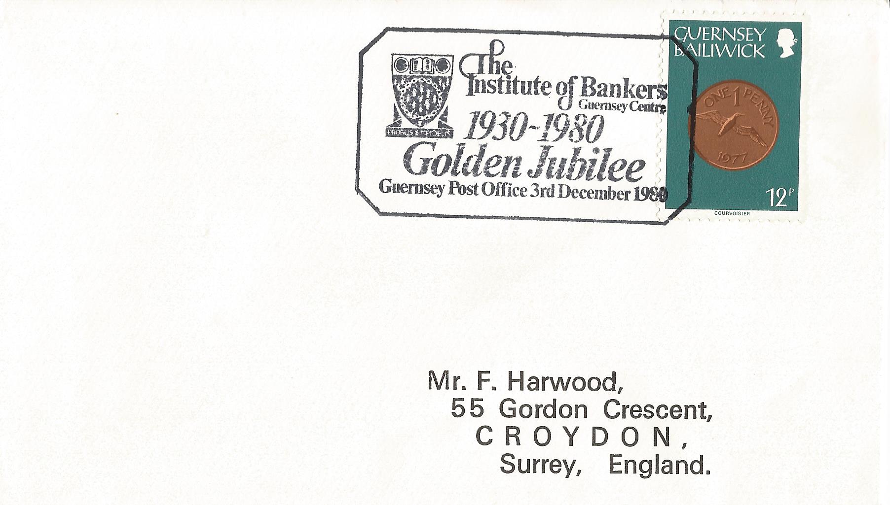 The Institute of Bankers Guernsey Centre 1930-1980 Golden Jubilee Guernsey Post Office_G45