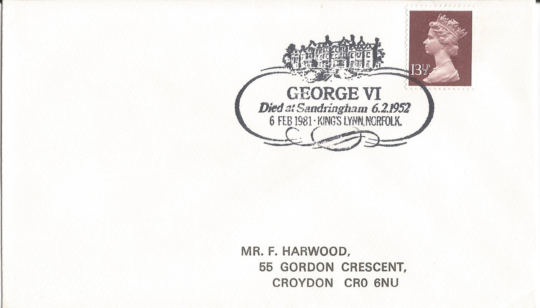 George VI Died at Sandringham 6.2.1952 King's Lynn Norfolk_4572