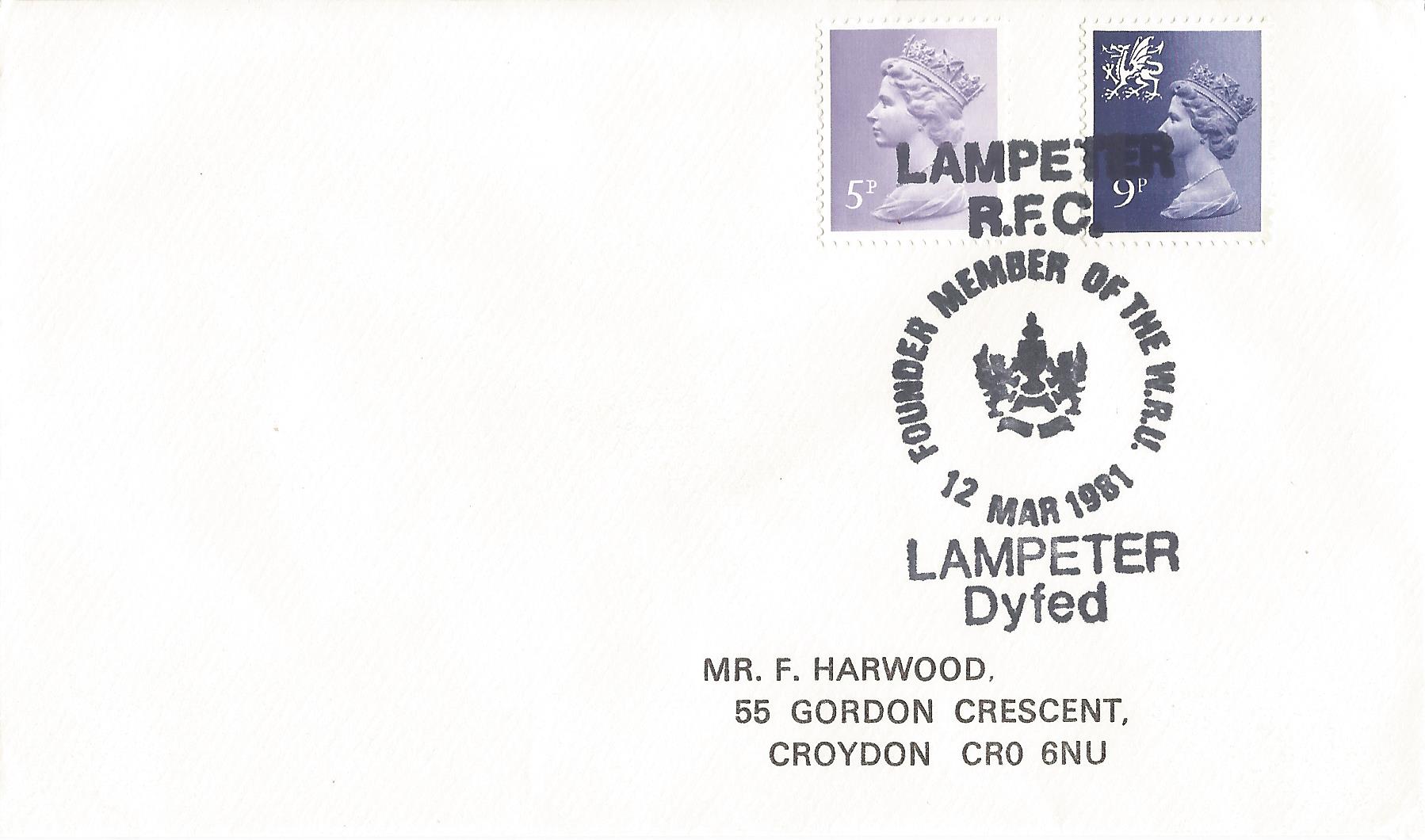 Lampeter RFC Founder Member of The WRU Lampeter Dyfed_4598