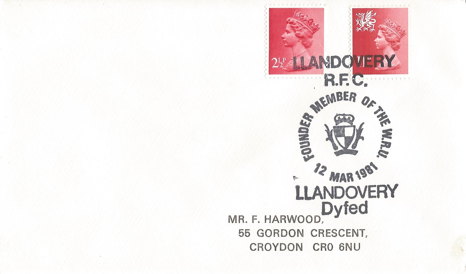 Llandovery RFC Founder Member of The WRU Llandovery Dyfed_4599