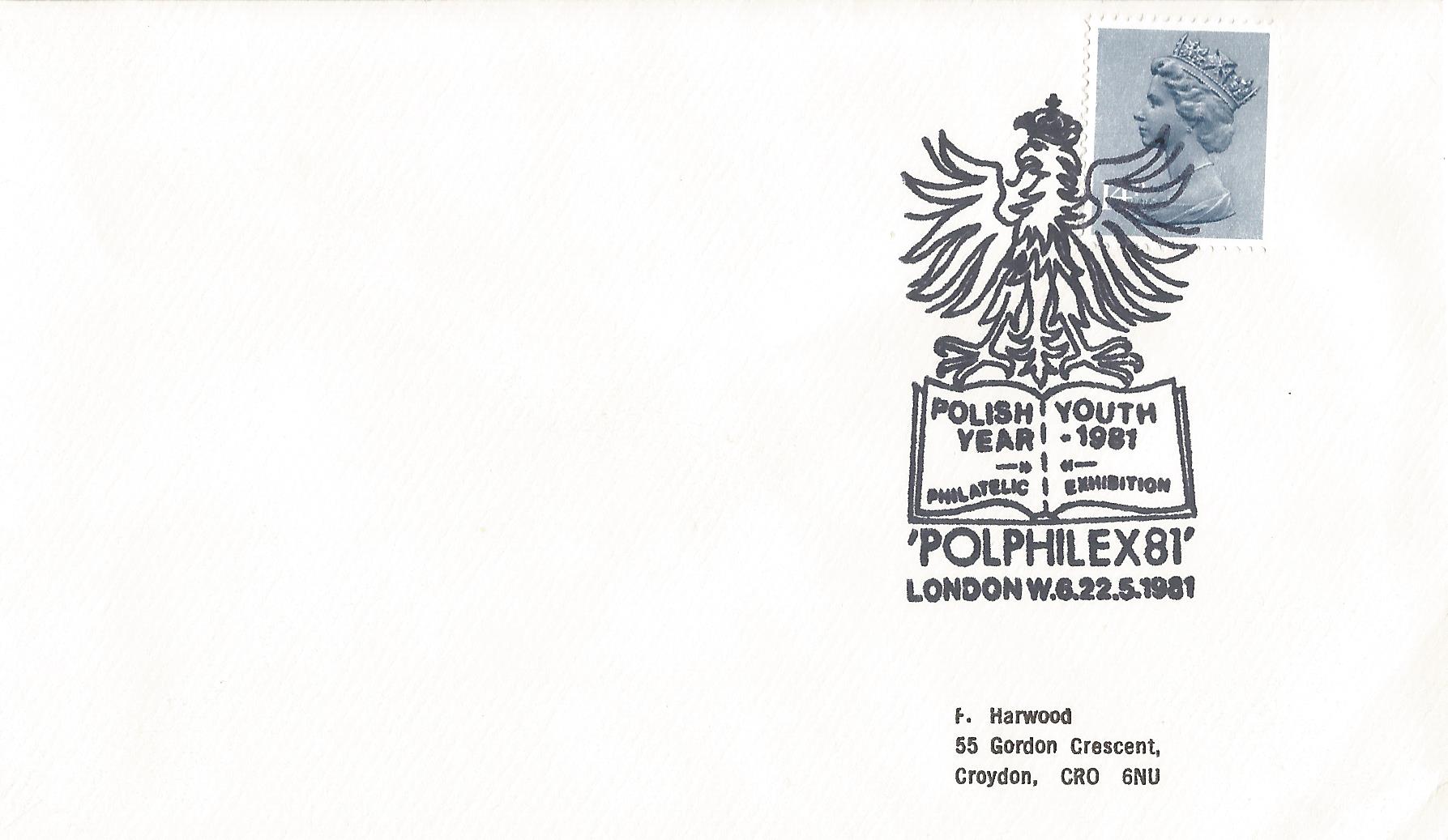 Polish Youth Year 1981 Philatelic Exhibition Polphilex 81 London W6_4702
