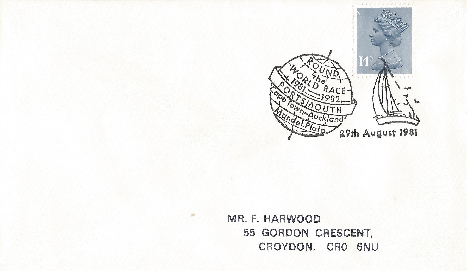 Round the World Race 1981-1982 CapeTown Auckland Mandel Plate Portsmouth_4907