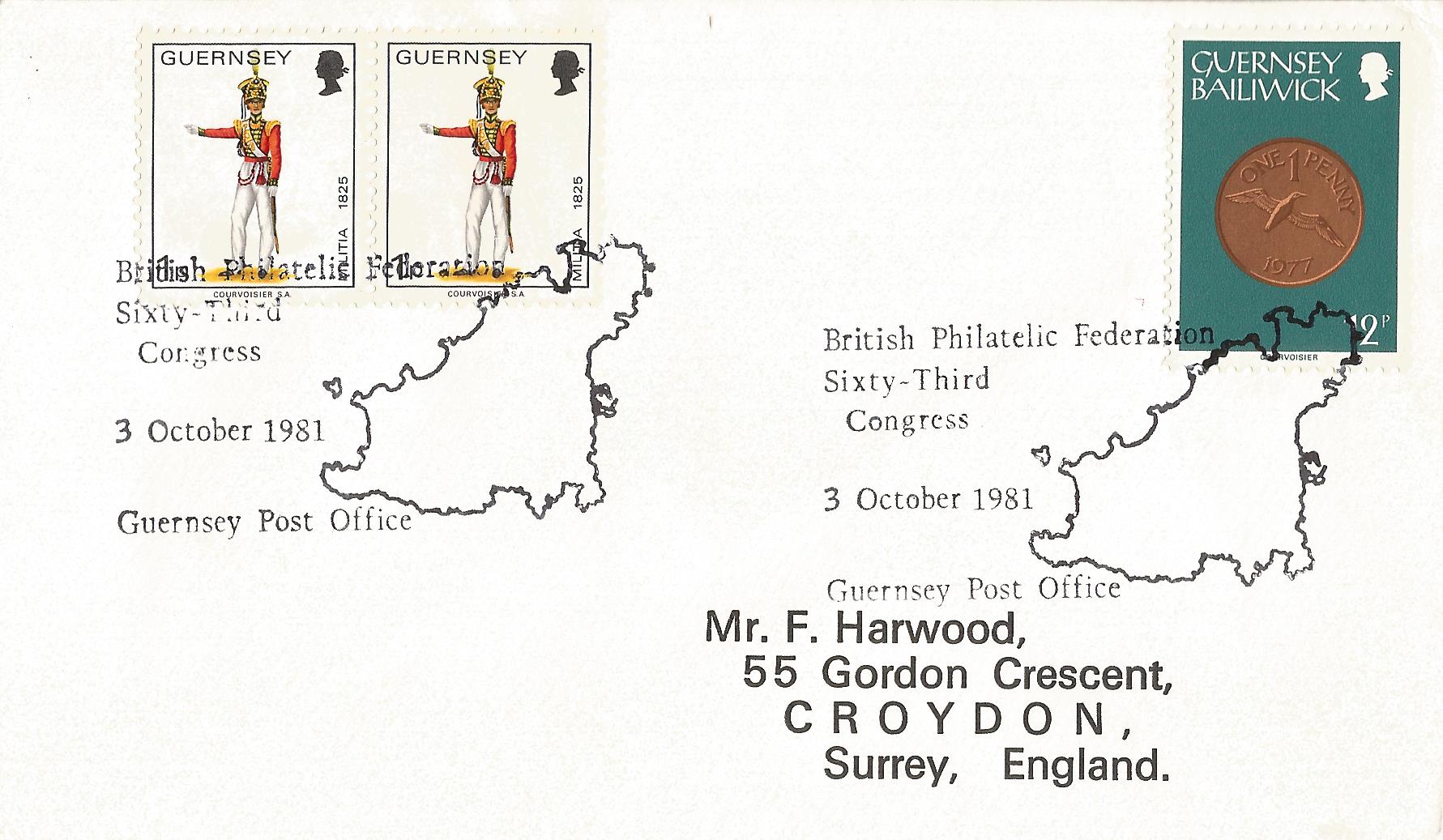 British Philatelic Federation Sixty Third Congress Guernsey Post Office_G83