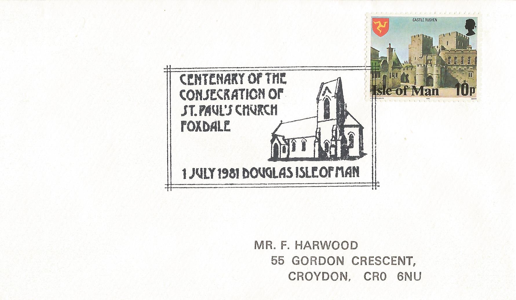 Centenary of The Consecration of St Paul's Church Foxdale Douglas Isle of Man_M104