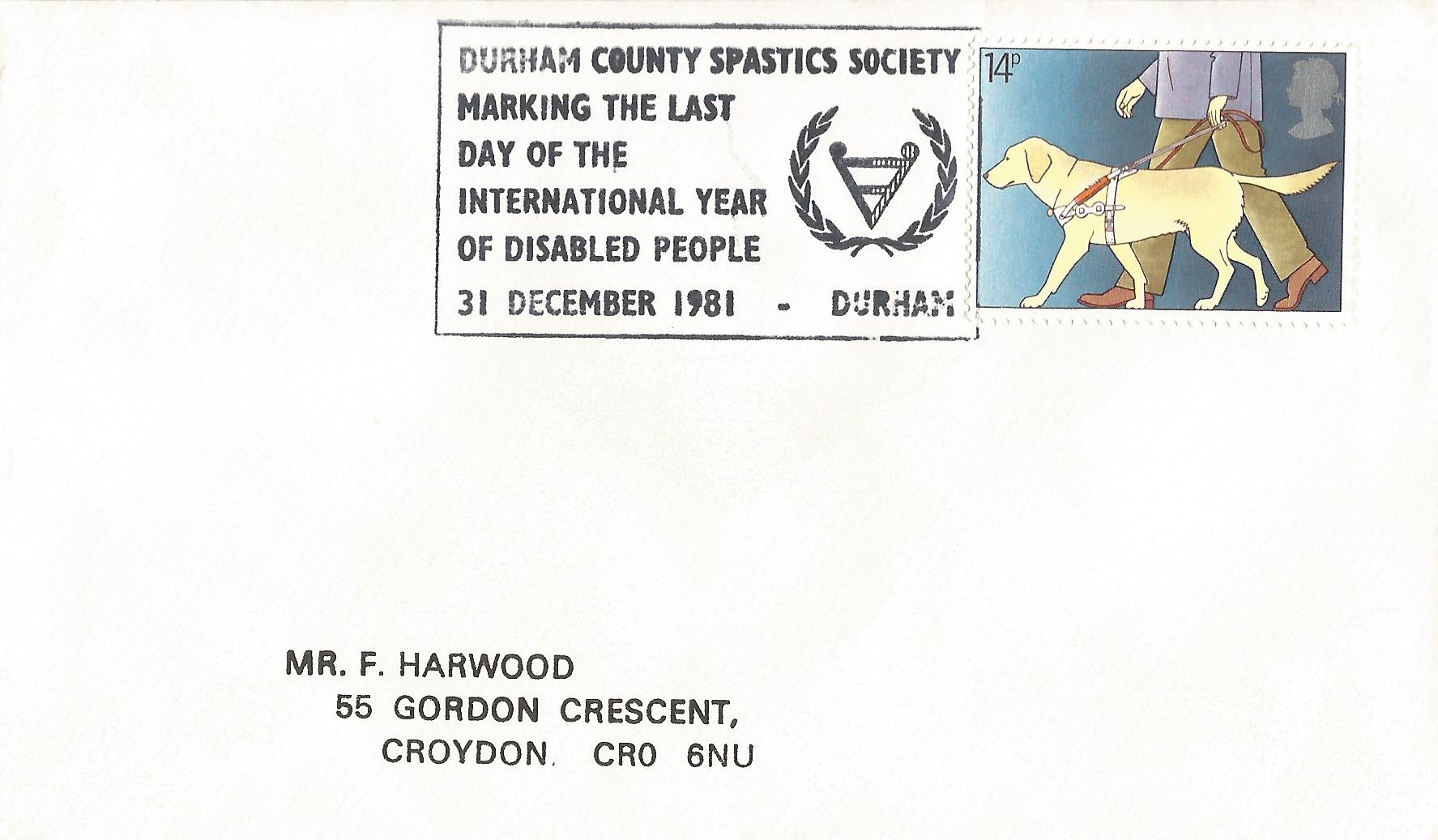 Durham County Spastics Society Marking The Last Day of The International Year of Disabled People Durham_5039
