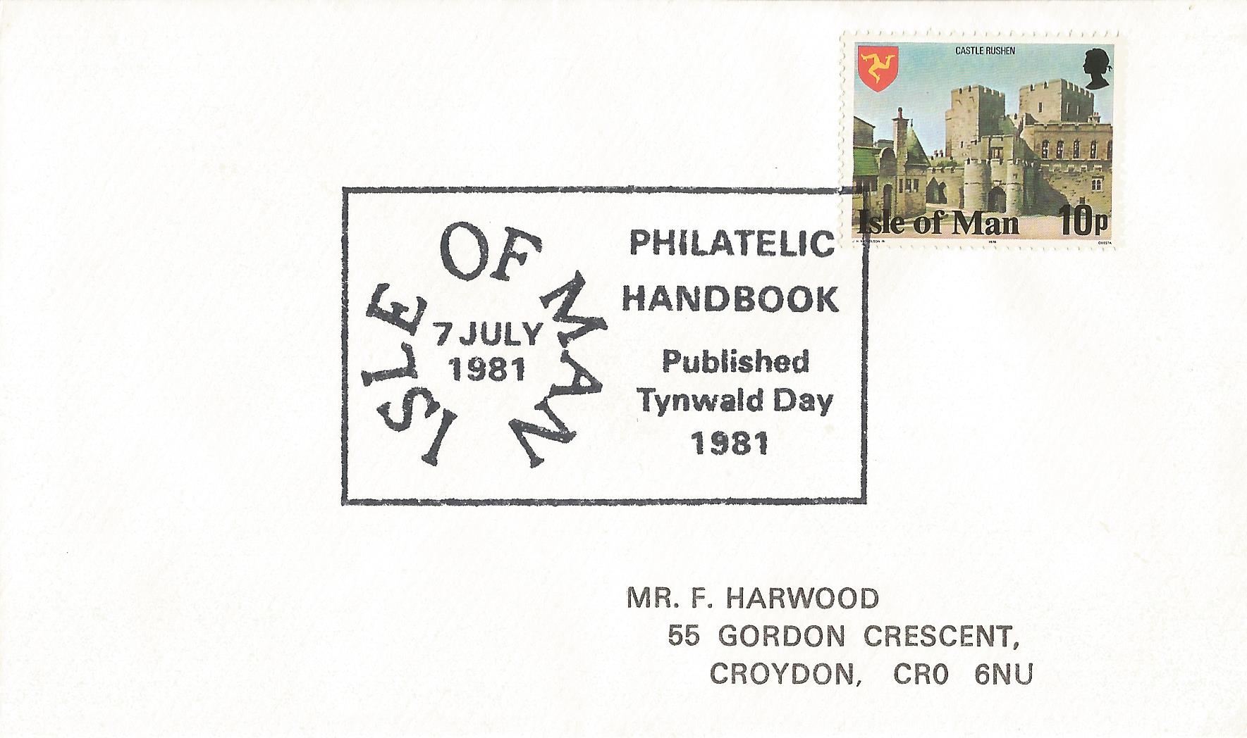 Philatelic Handbook Published Tynwald Day 1981 Isle of Man_M105