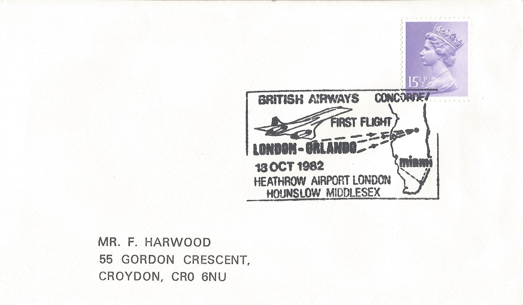 British Airways Concorde First Flight London Orlando Heathrow Airport London Hounslow Middlesex_5454
