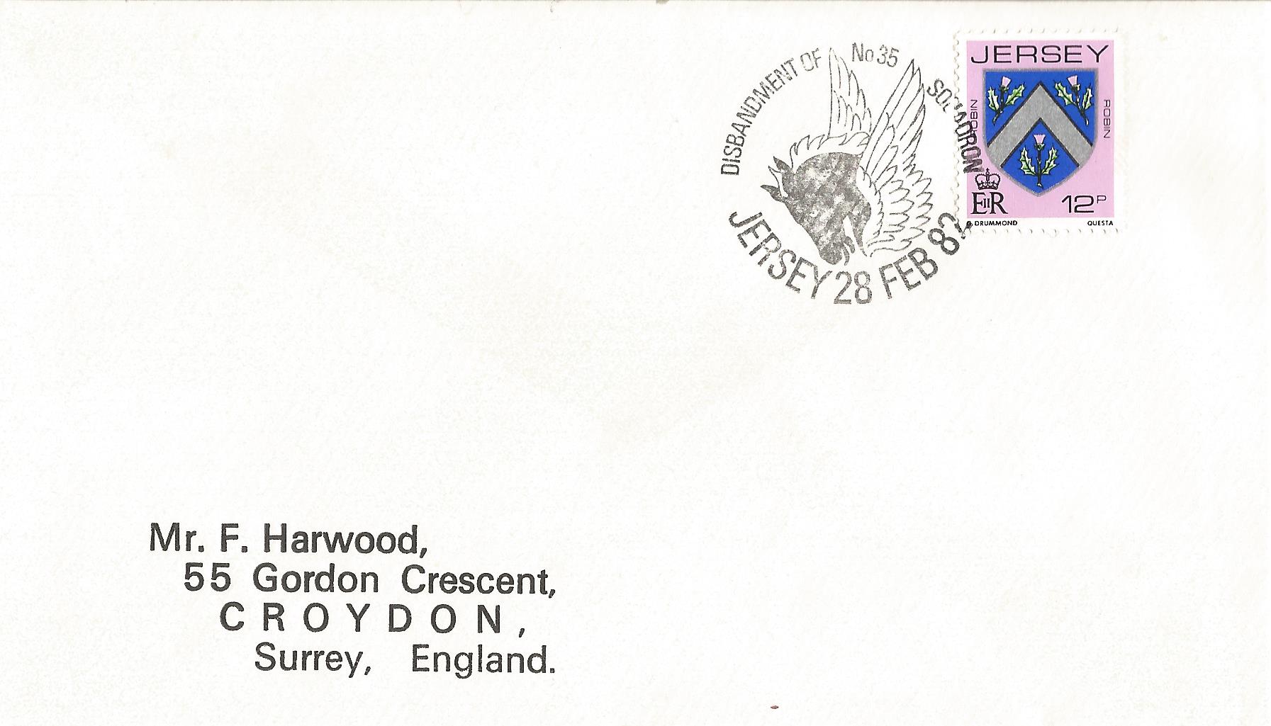 Disbandment of No 35 Squadron Jersey_J109