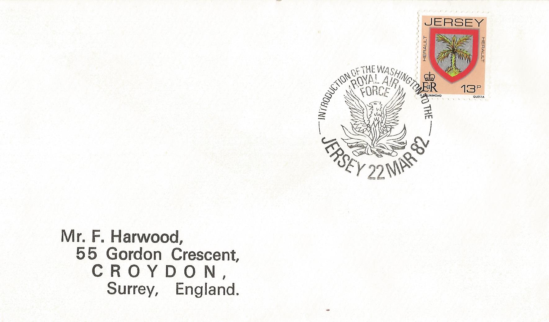 Introduction of The Washington to the Royal Air Force Jersey_J110