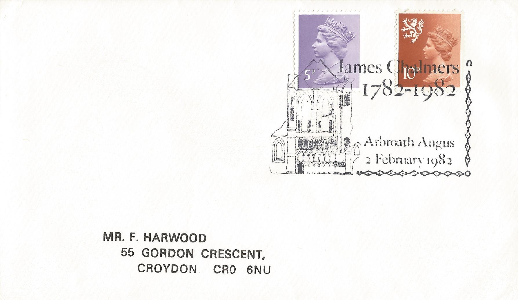 James Chalmers 1782-1982 Arbroath Angus_5053