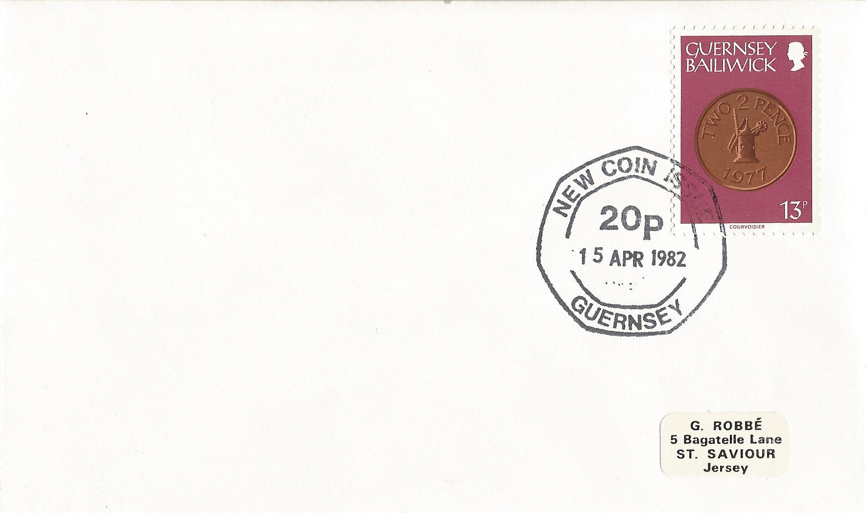New Coin Issue 20p Guernsey_G57
