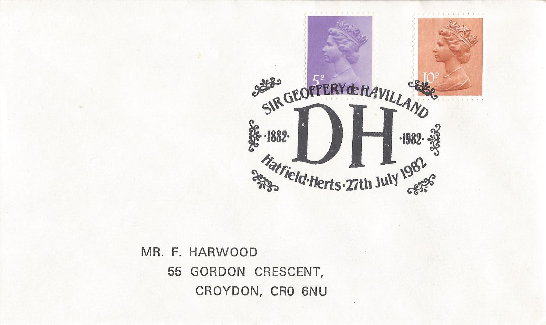 Sir Geoffrey de Havilland 1882 DH 1982 Hatfield Herts_5332