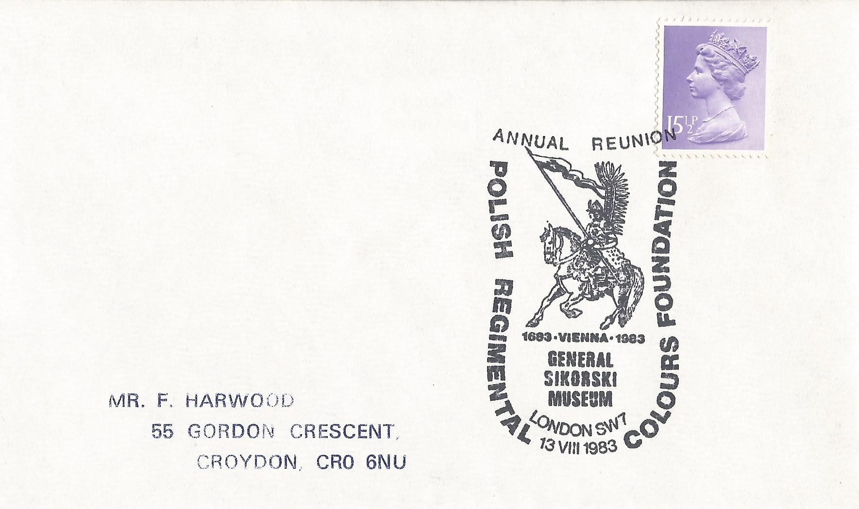 Annual Reunion Polish Regimental Colours Foundation 1683 Vienna 1983 General Sikorski Museum London SW7_5722