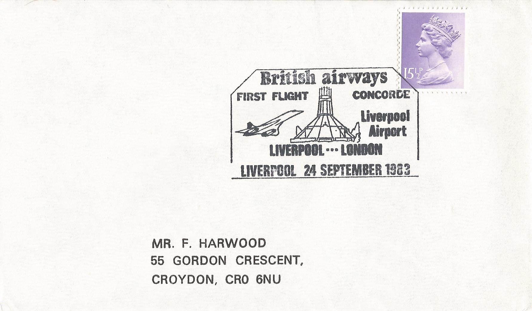 British Airways First Flight Concorde Liverpool Airport Liverpool...London Liverpool_5776
