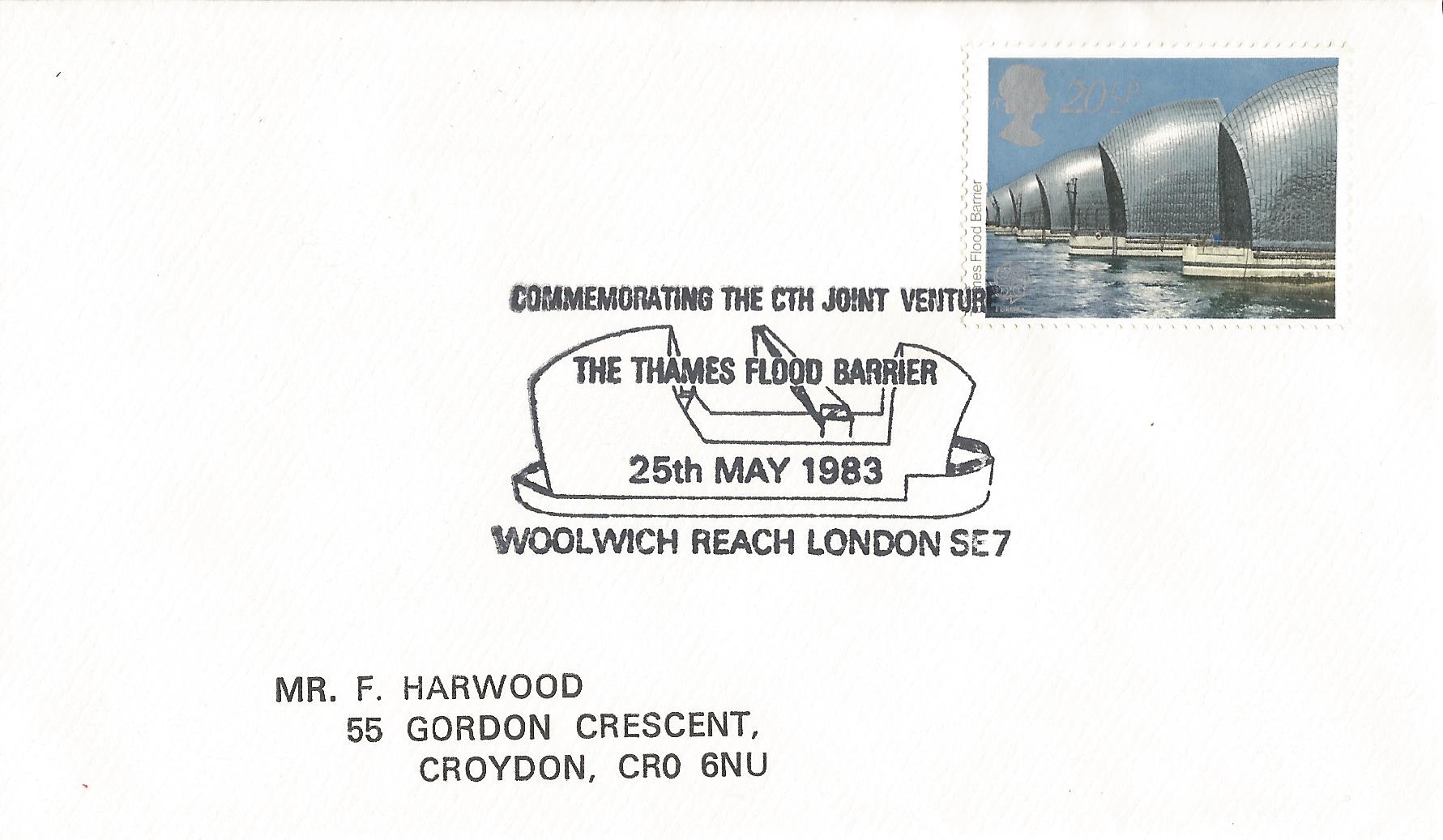 Commemorating the Cth Joint Venture The Thames Flood Barrier Woolwich Reach London SE7_5610