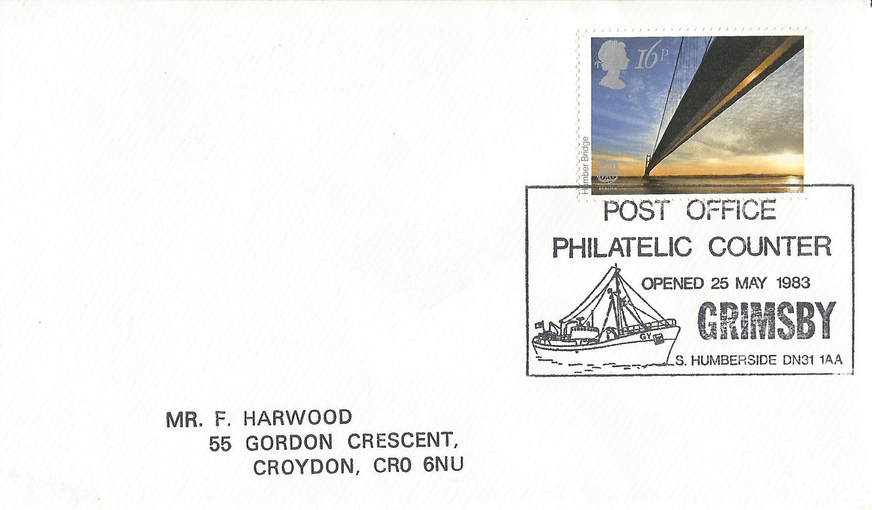 Post Office Philatelic Counter Opened 25 May 1983 Grimsby S Humberside DN31 1AA_5622