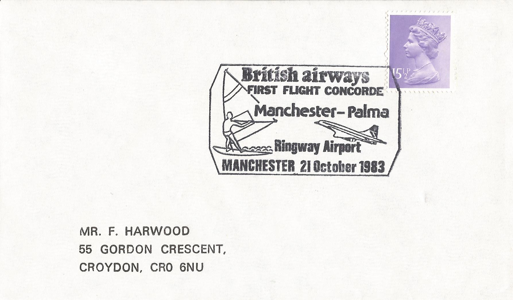 British airways First Flight Concorde Manchester Palma Ringway Airport Manchester_5816