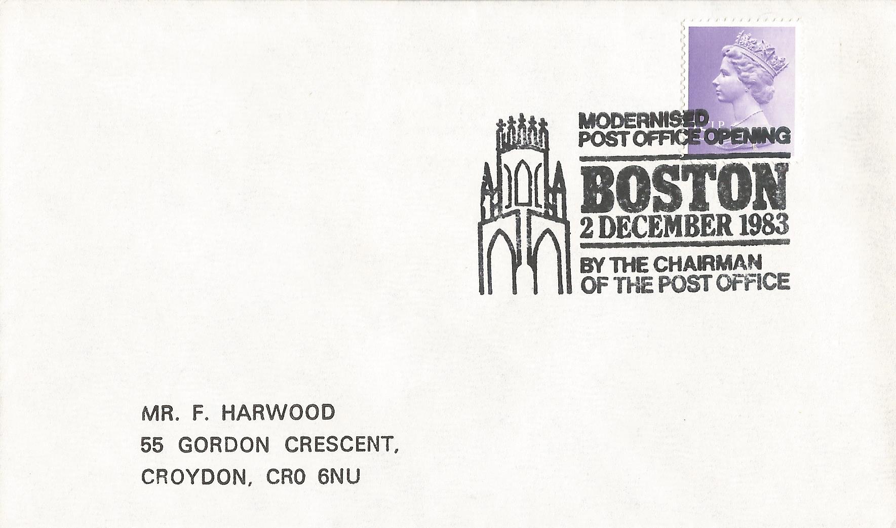 Modernised Post Office Opening by the Chairman of The Post Office Boston_5845