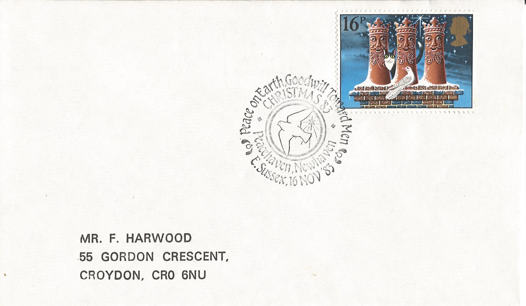 Peace on Earth Goodwill to Men Christmas '83 Peacehaven Newhaven E Sussex_5835
