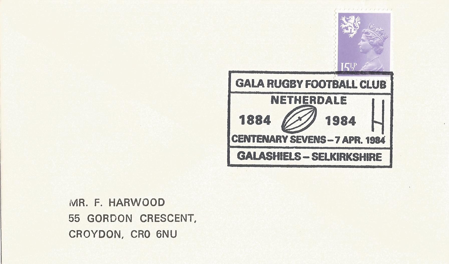 Gala Rugby Football Club Netherdale 1884 1984 Centenary Sevens Galashiels Selkirkshire_5927