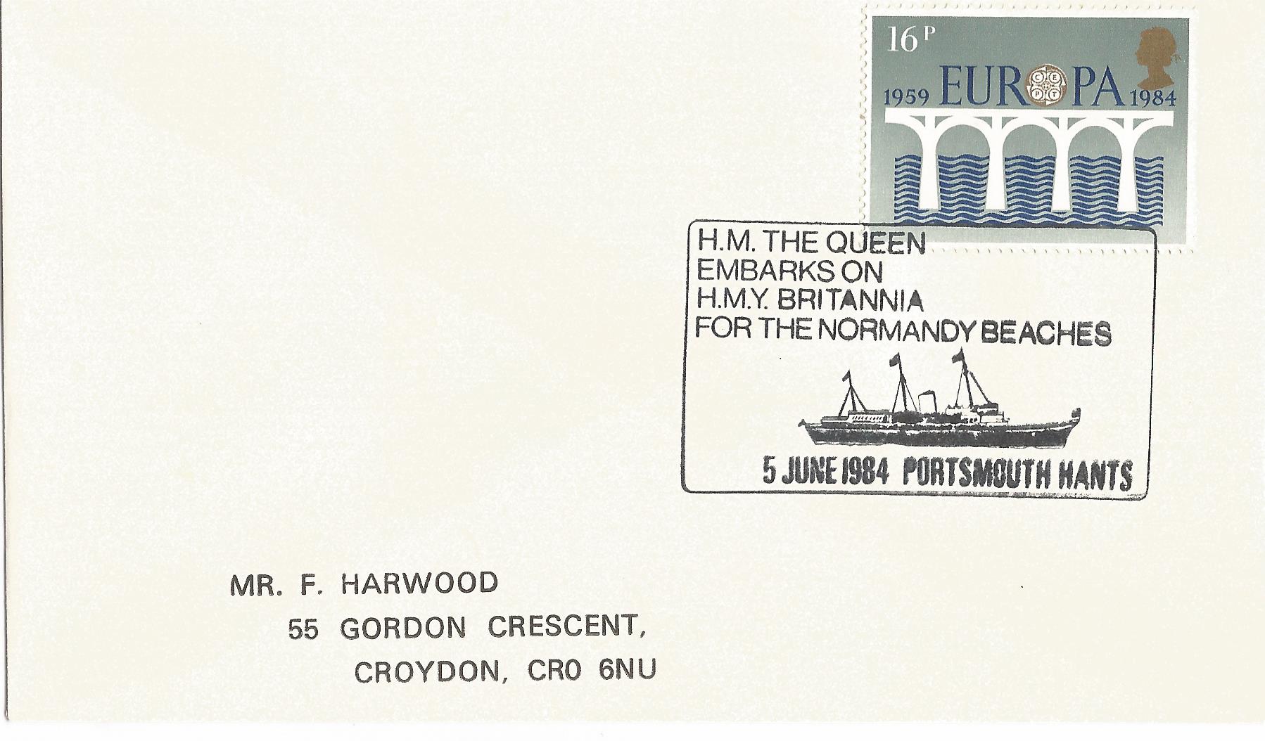 HM The Queen Embarks on HMY Britannia for The Normandy Beaches Portsmouth Hants_6026