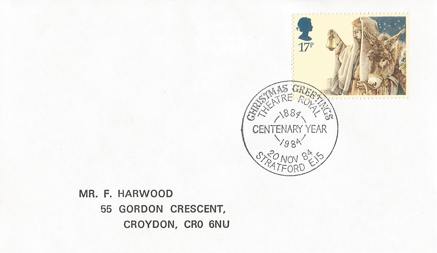 Christmas Greetings Theatre Royal 1884 Centenary Year 1984 Stratford E15_6183