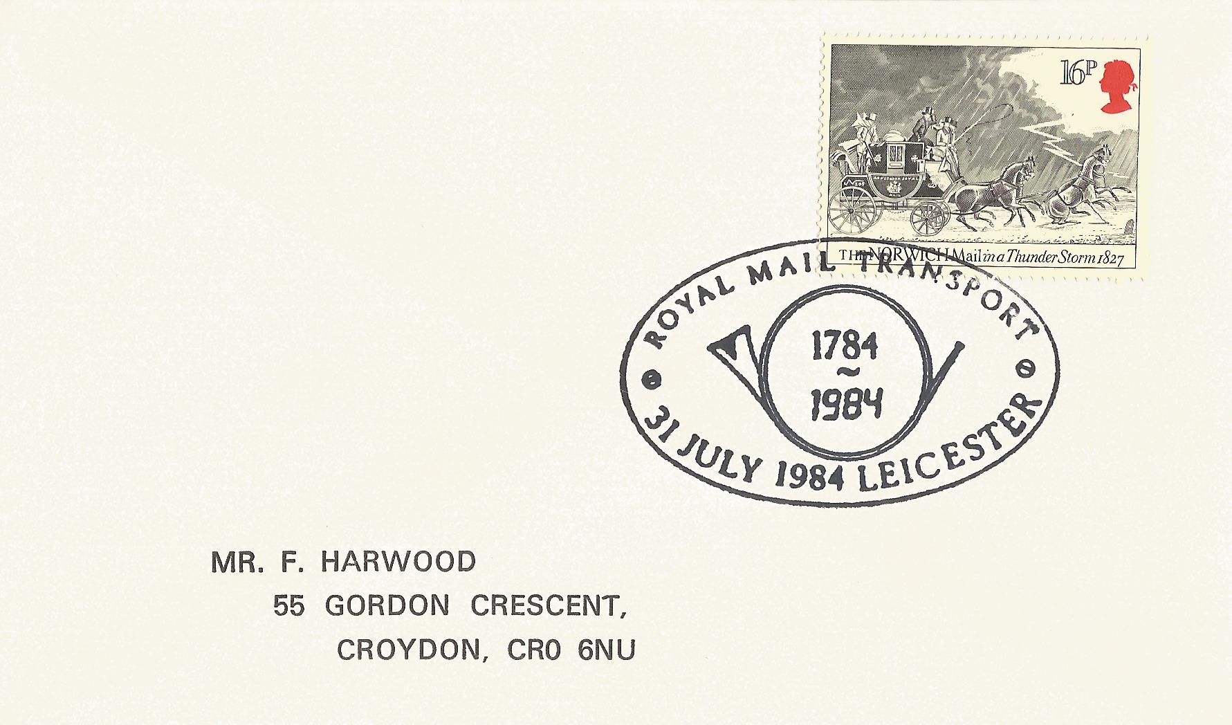 Royal Mail Transport 1784 1984 Leicester_6105
