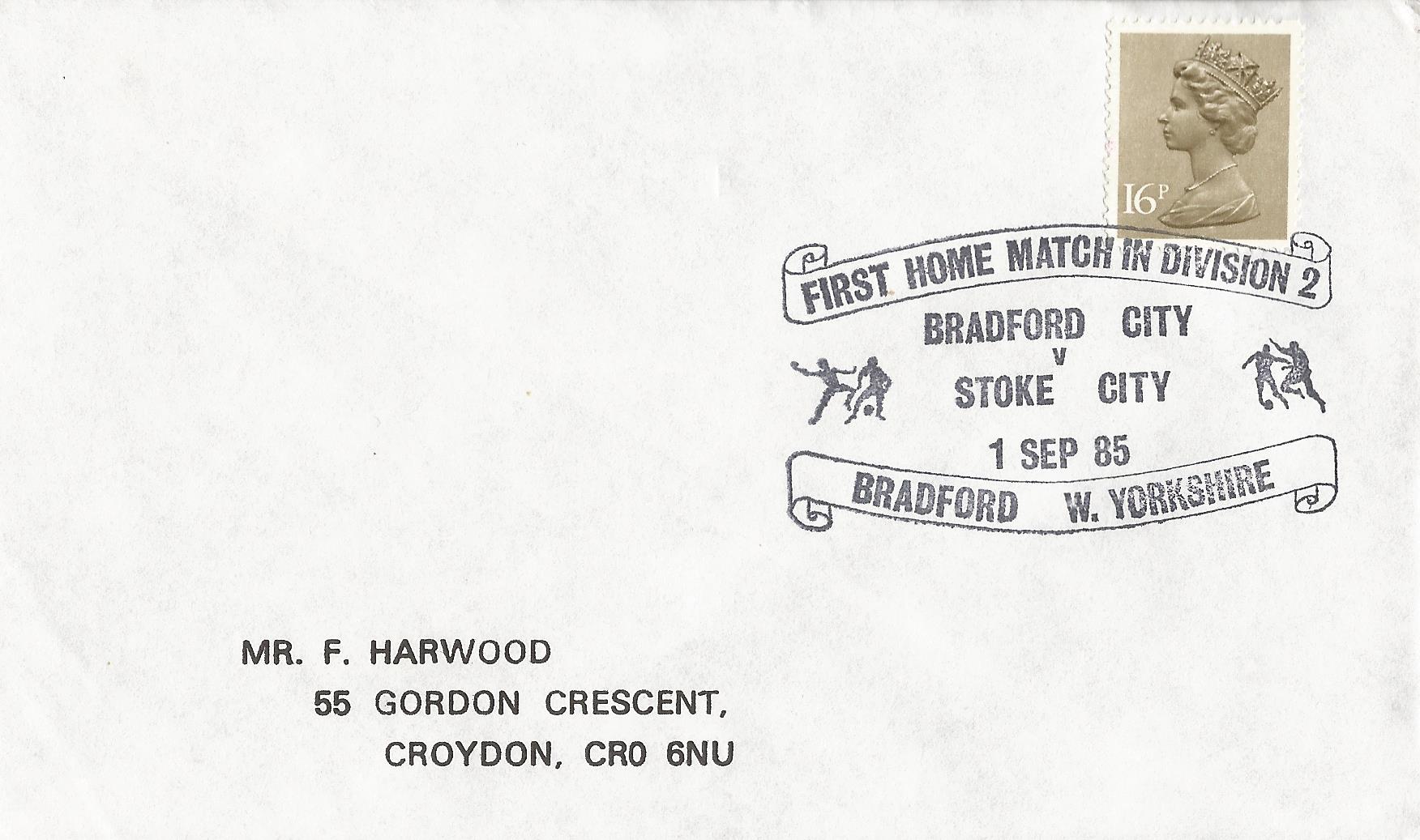 First Home Match in Division 2 Bradford City v Stoke City Bradford W Yorkshire_6492