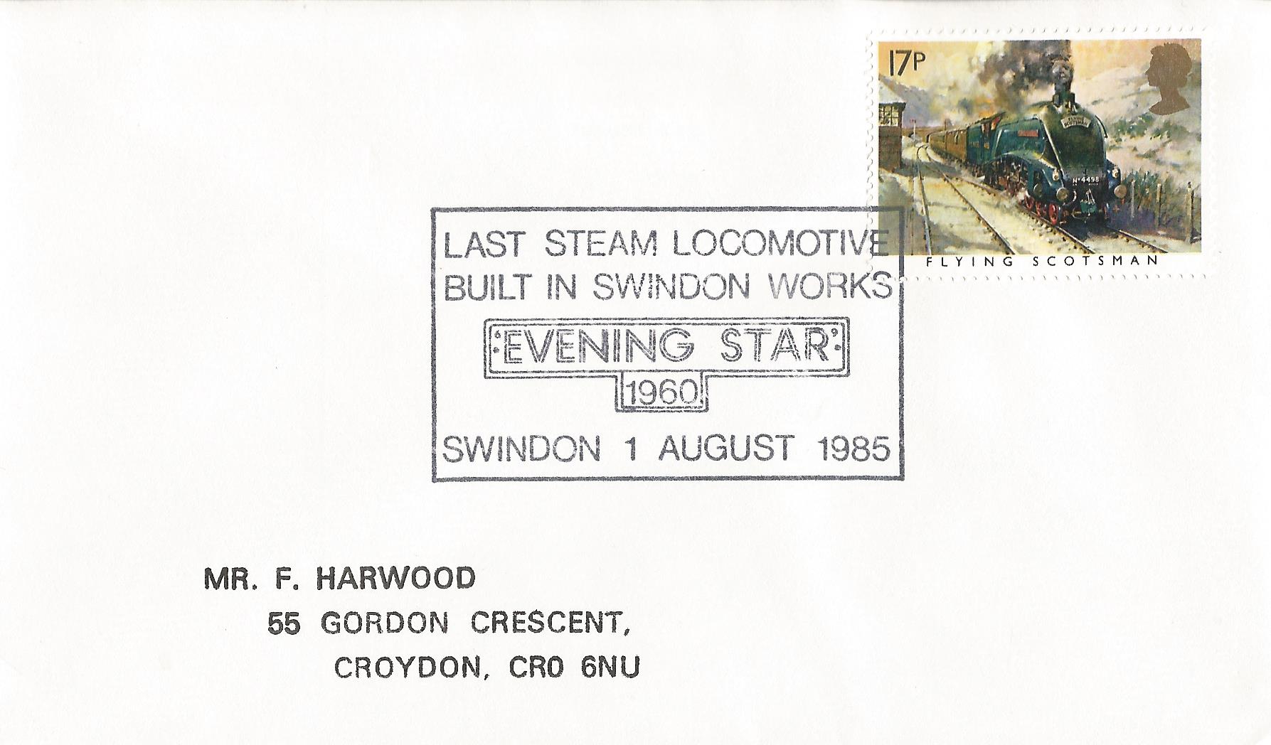 Last Steam Locomotive Built in Swindon Works Evening Star 1960 Swindon_6470