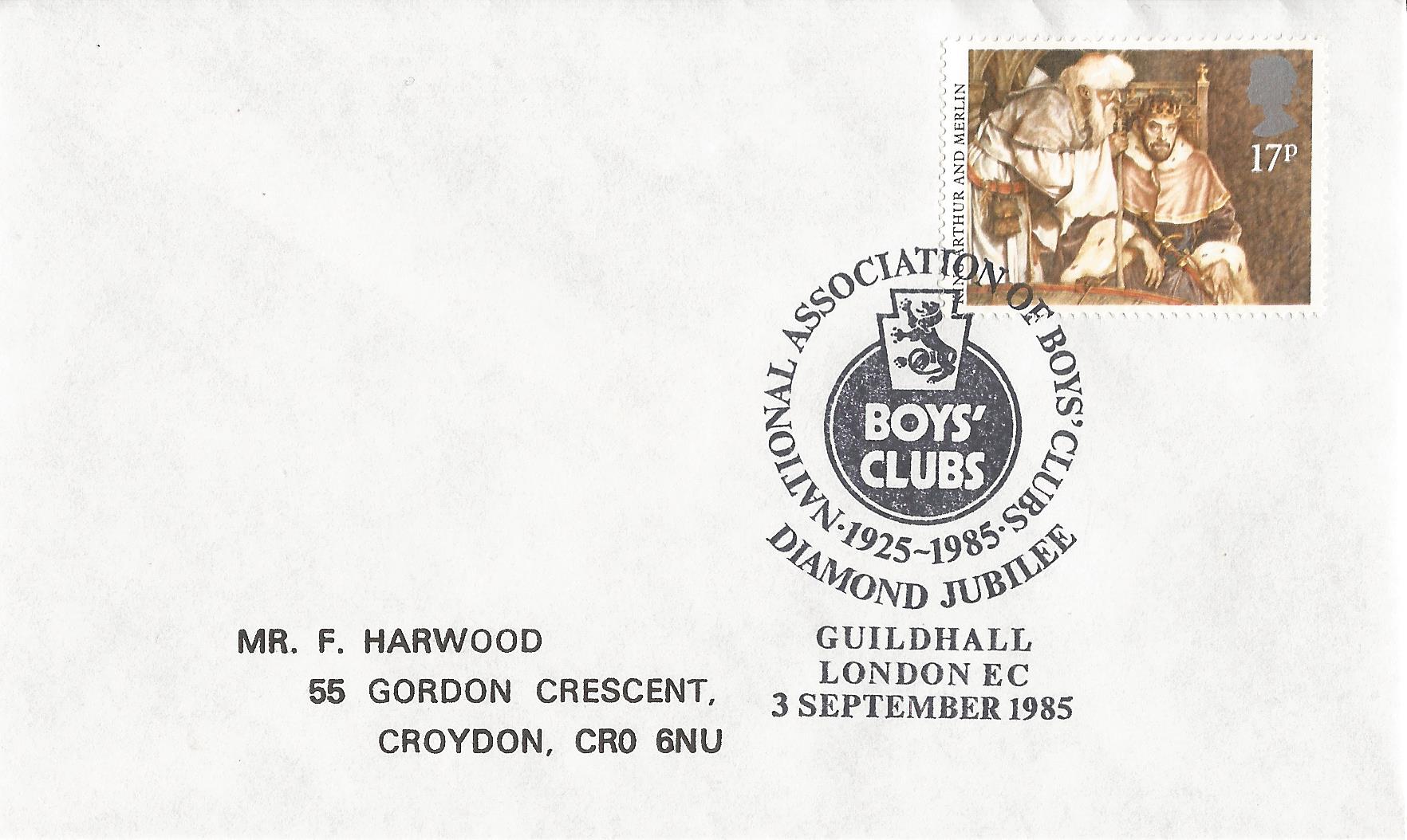 National Association of Boys' Clubs 1925-1985 Diamond Jubilee Guildhall London EC_6246
