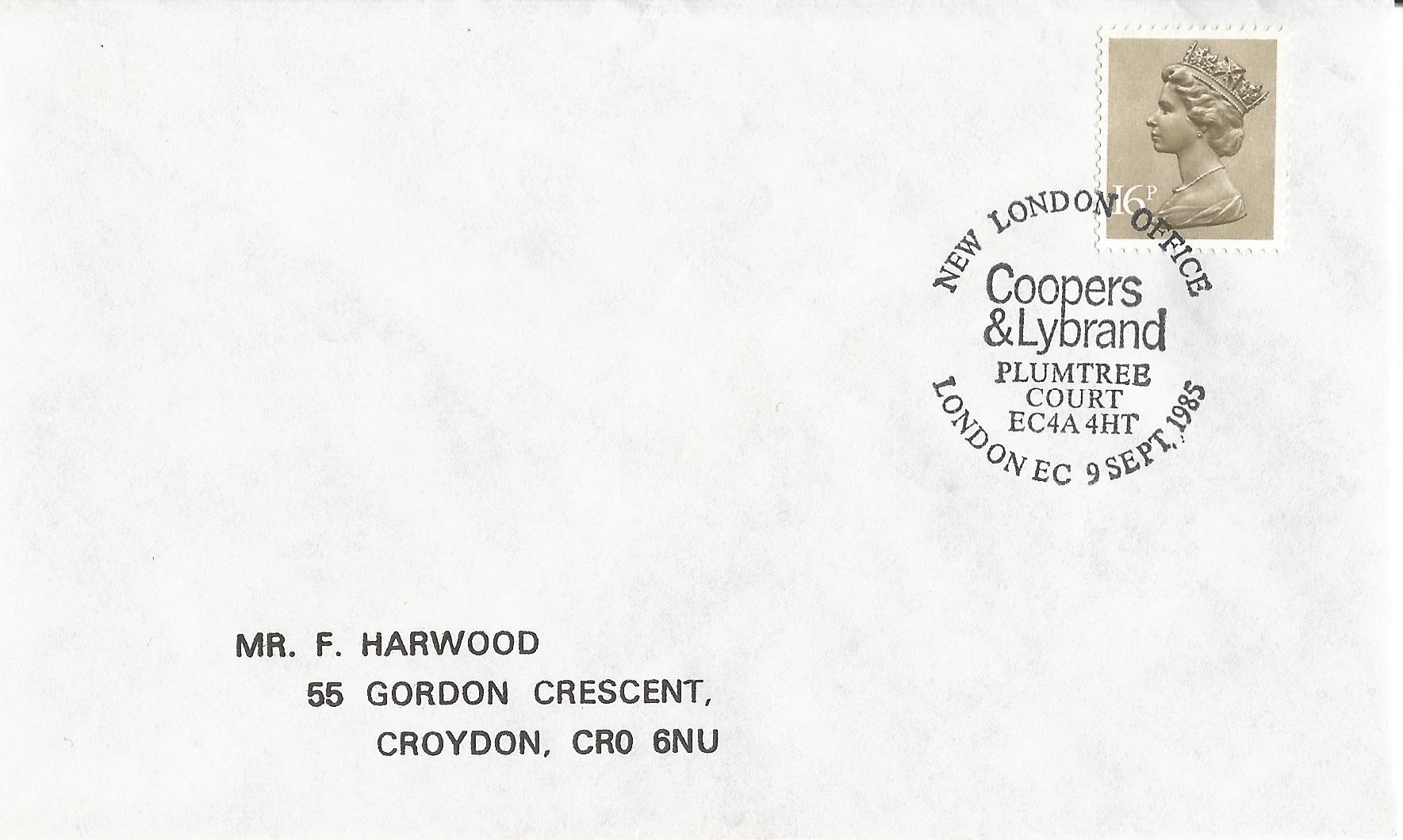 New London Office Coopers & Lybrand Plumtree Court EC4A 4HT London EC_6312