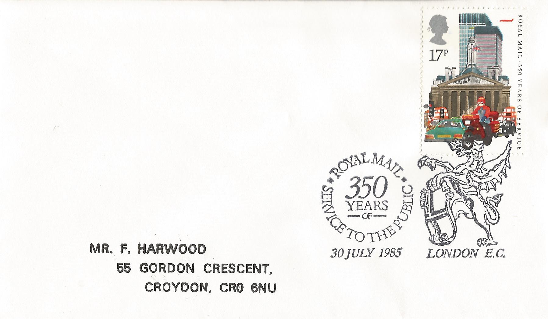 Royal Mail 350 years Service to the Public London EC_6450