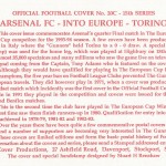 FA Cup Winners 1993 in Europe Arsenal London N5_9094 - Image 2