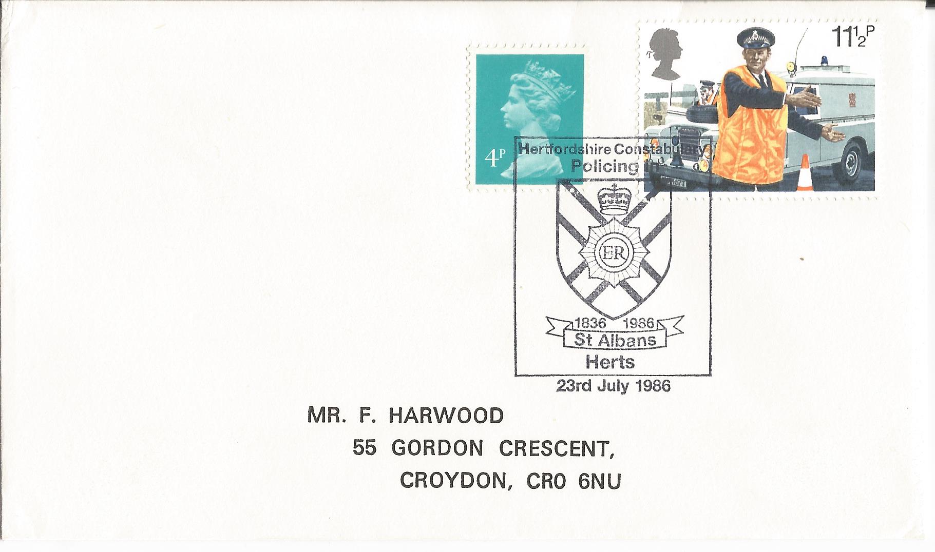 Hertfordshire Constabulary Policing in 1836 1986 St Albans Herts_6799