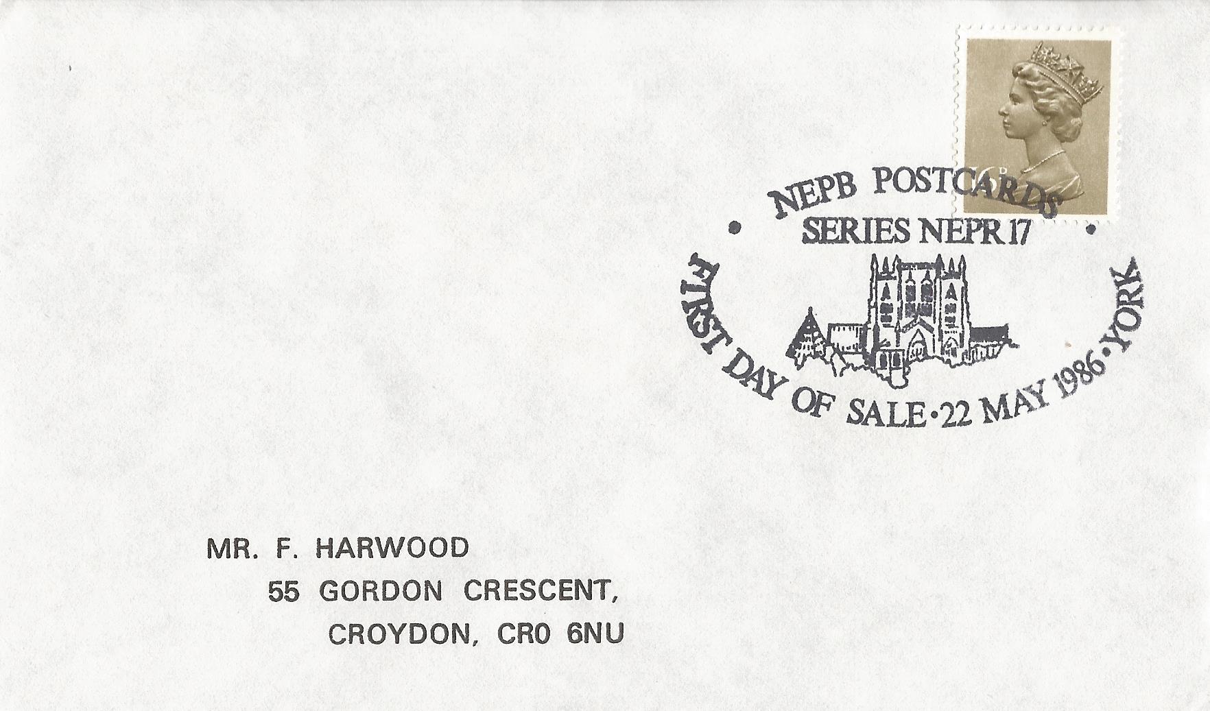 NEPB Postcards Series NEPR17 First Day of Sale York_6702