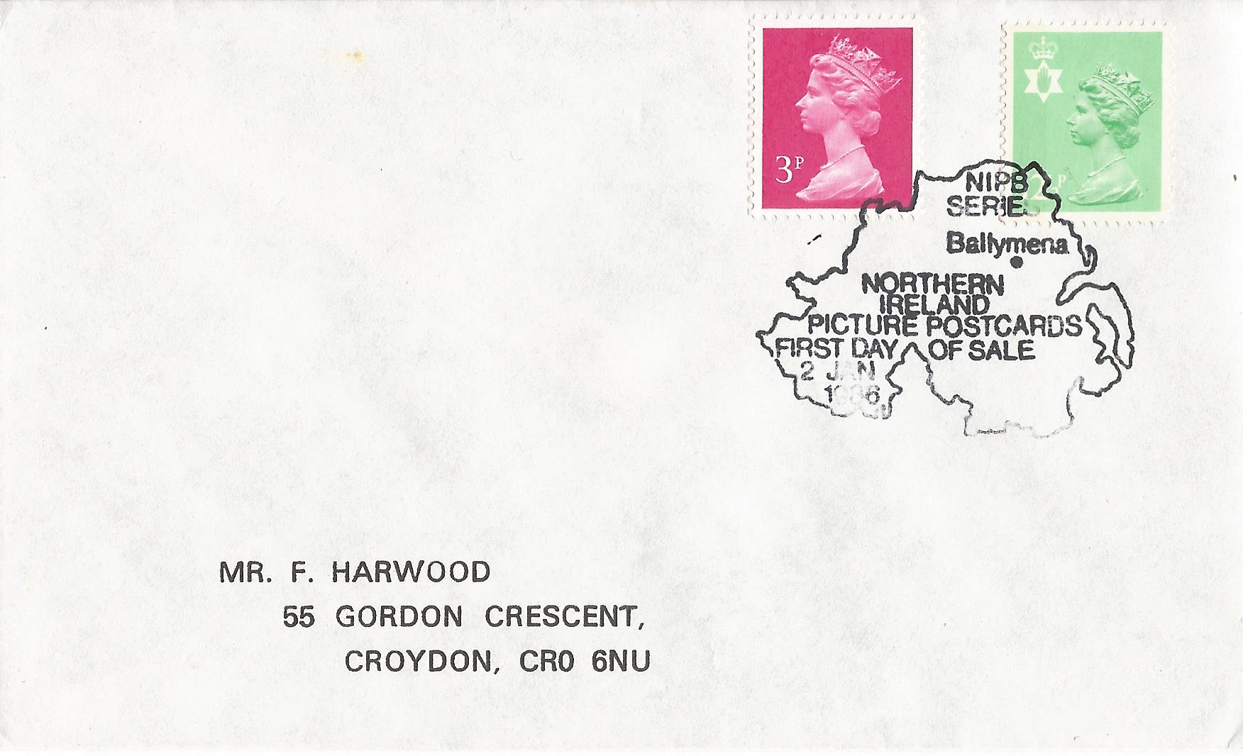 NIPS Series Northern Ireland Picture Postcards First Day of Sale Ballymena_6582