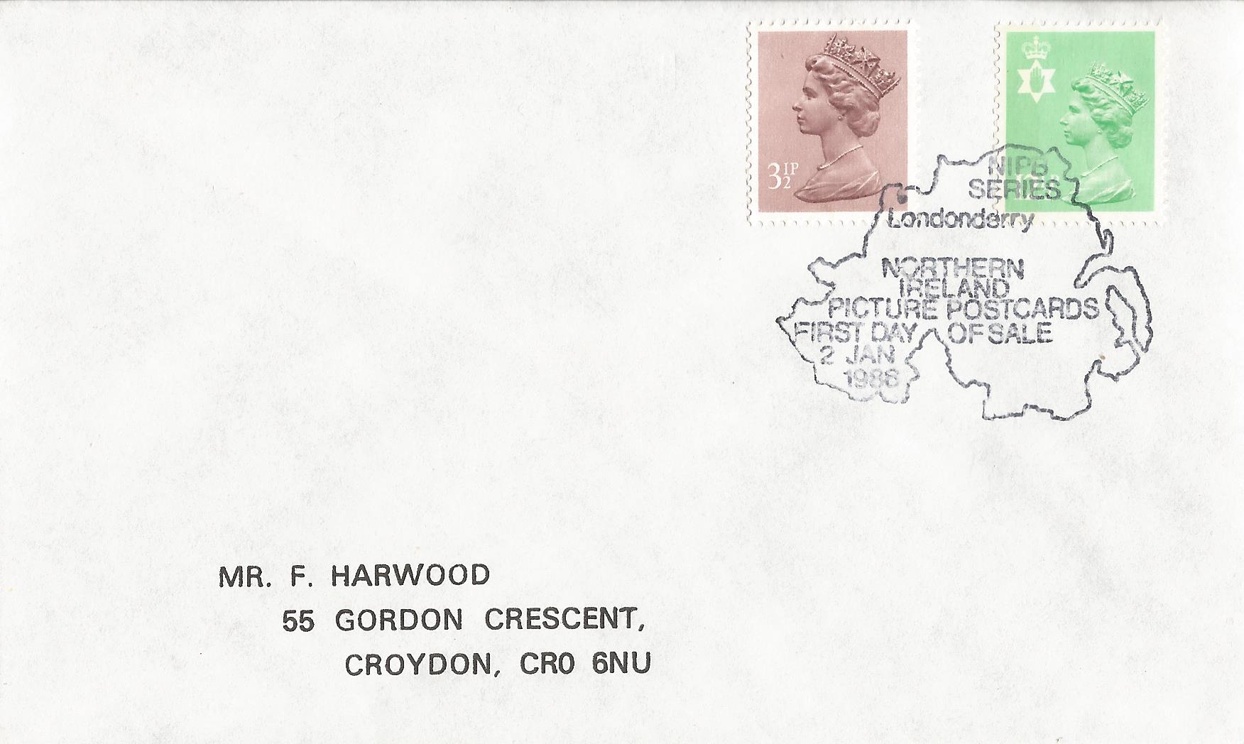 NIPS Series Northern Ireland Picture Postcards First Day of Sale Londonderry_6584