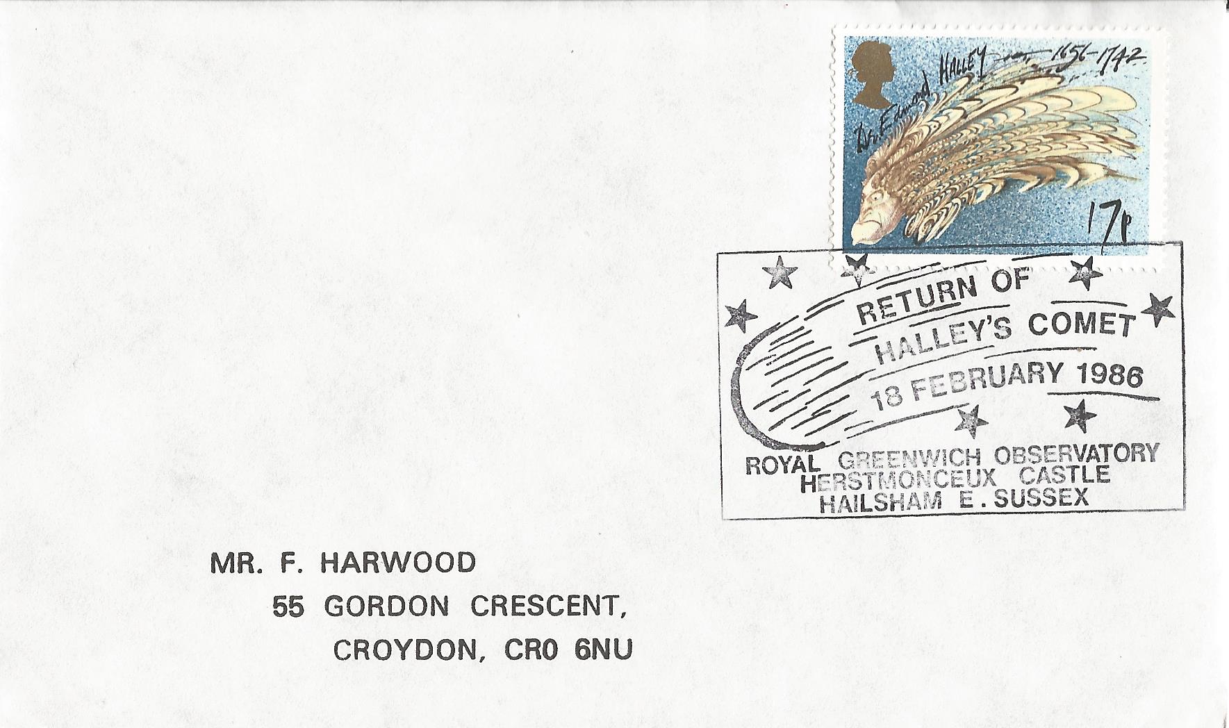 Return of Halley's Comet Royal Greenwich Observatory Herstmonceux Castle Hailsham E Sussex_6618