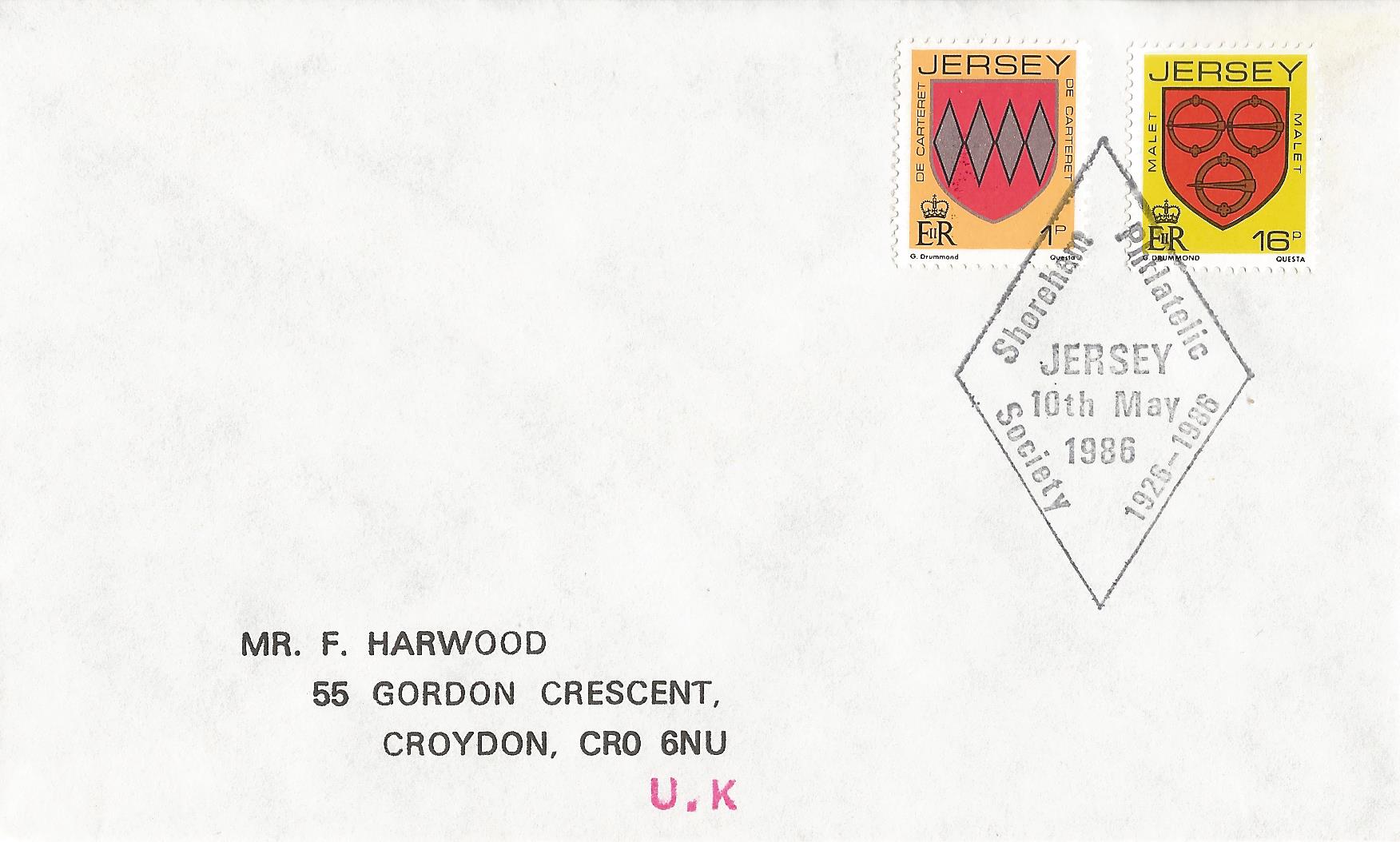 Shoreham Philatelic Society 1926-1986 Jersey_J191