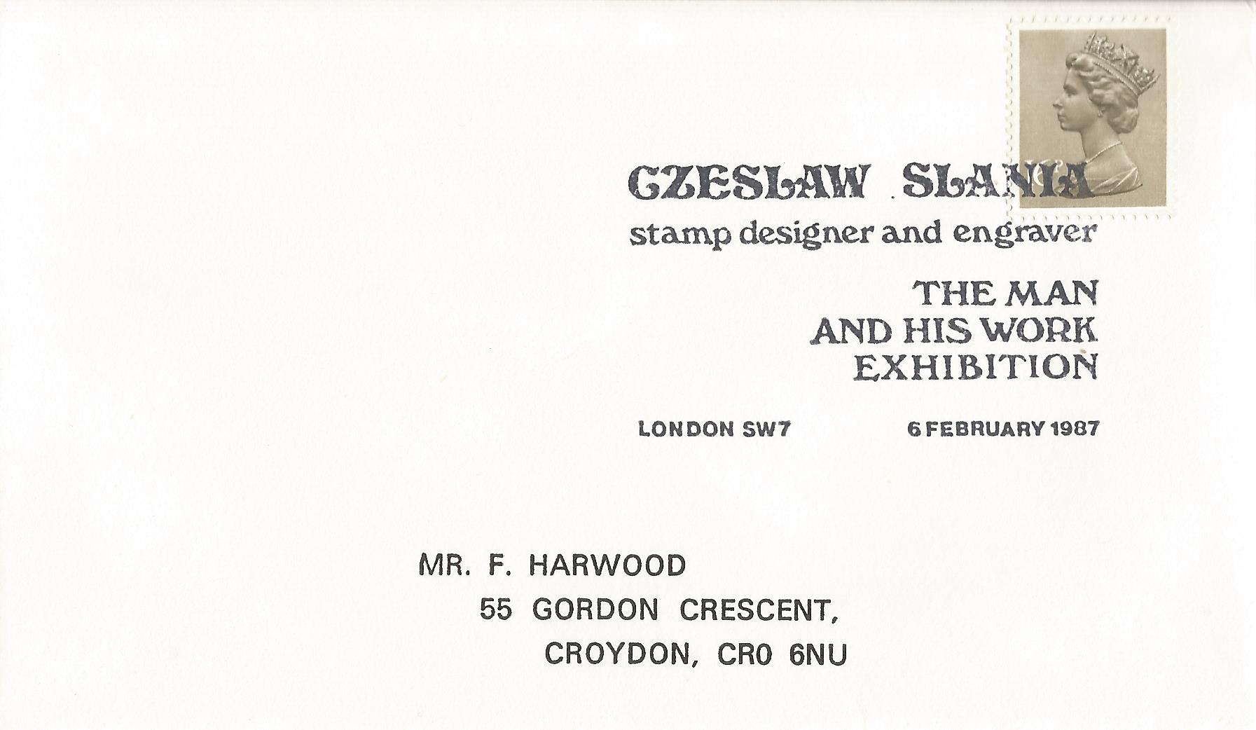 Gzeslaw Slania stamp designer and engraver The Man and his Work Exhibition London SW7_6928