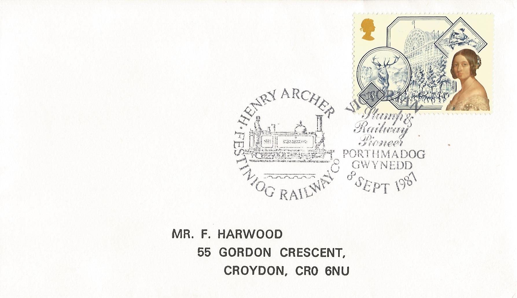 Henry Archer Victorian Stampa & Railway Pioneer Festiniog Railway Co Porthmadog Gwynedd_7067