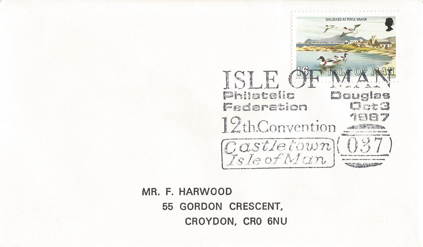 Isle of Man Philatelic Federation 12th Convention Douglas_M195