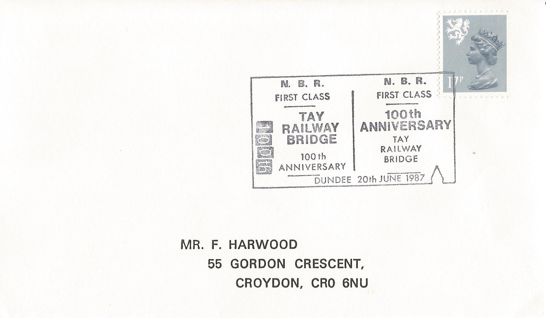 N B R First Class Tay Railway Bridge 100th Anniversary Dundee_7012