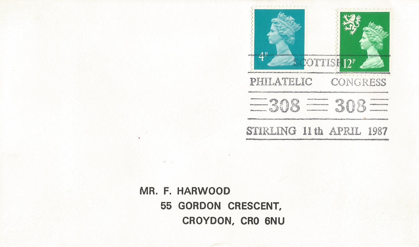 Scottish Philatelic Congress 308  308 Stirling_6957