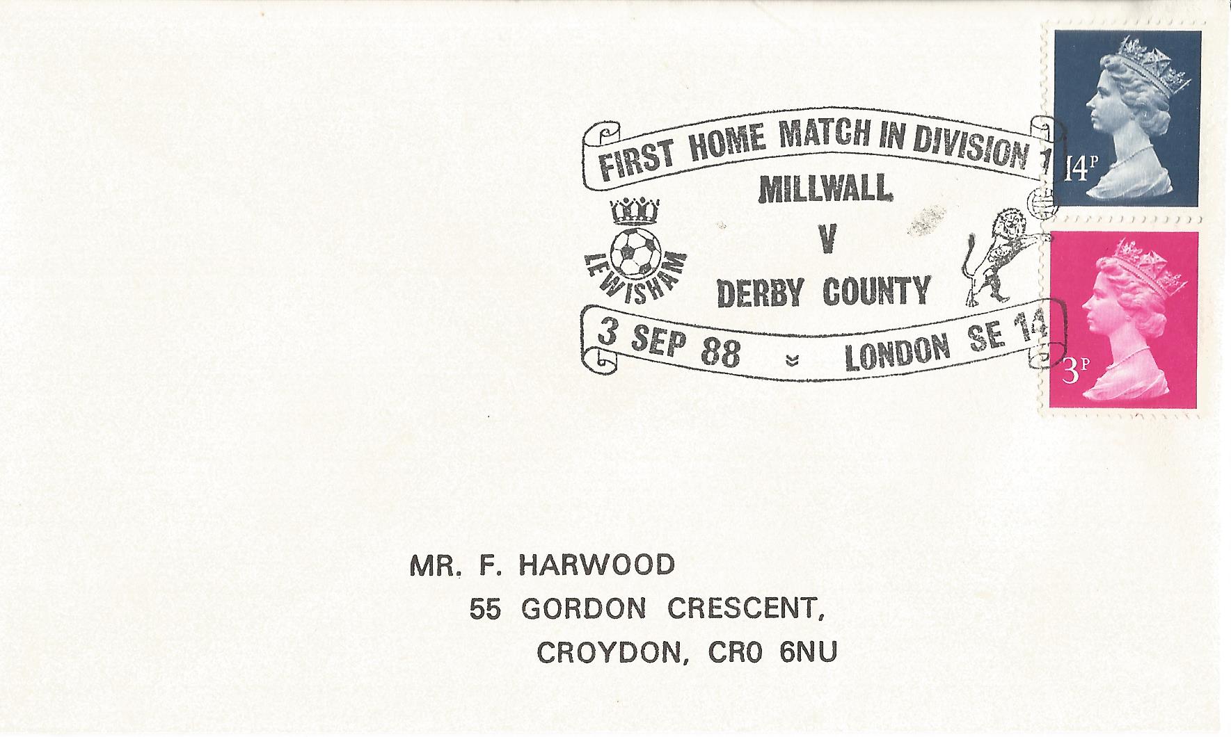 First Home Match in Division 1 Millwall V Derby County London SE14_7301