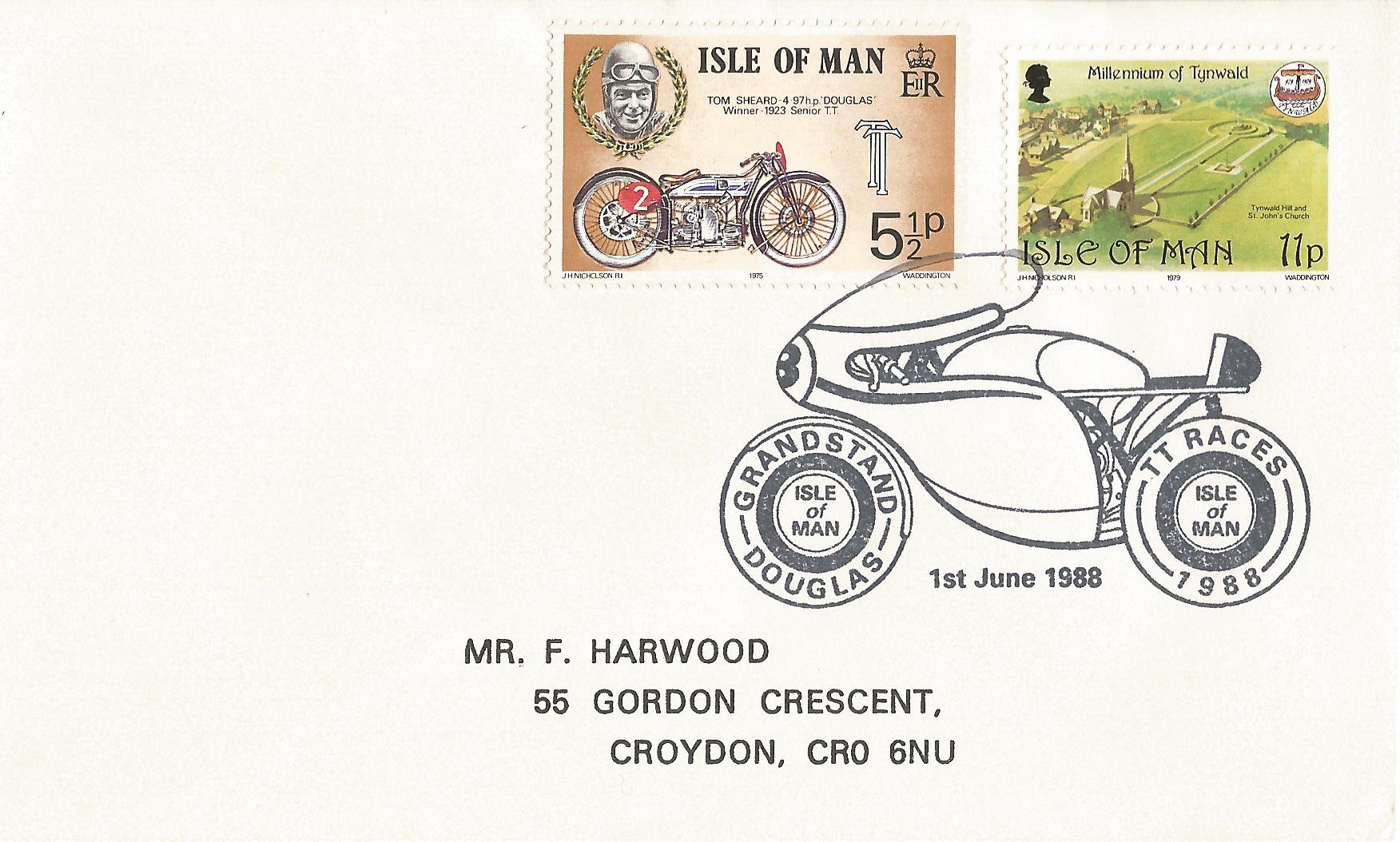 Grandstand TT Races 1988 Douglas  Isle of Man_M200