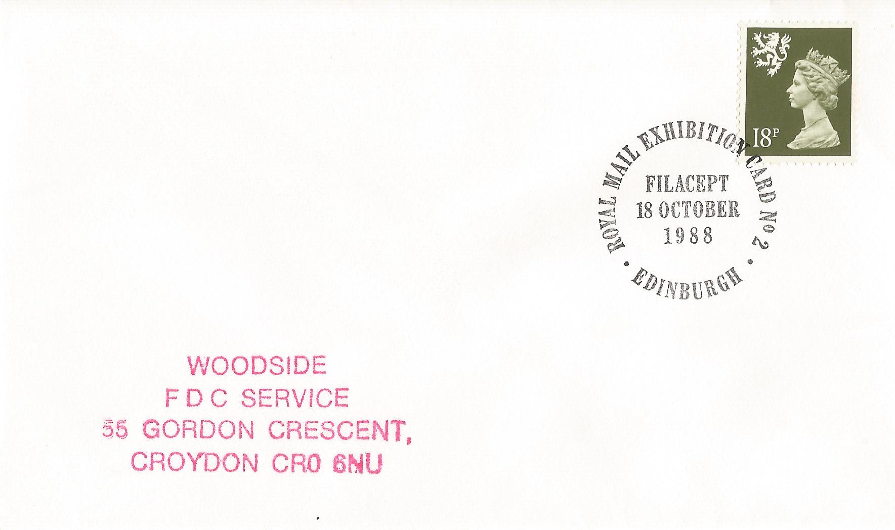 Royal Mail Exhibition Card No 2 Filacept Edinburgh_7350