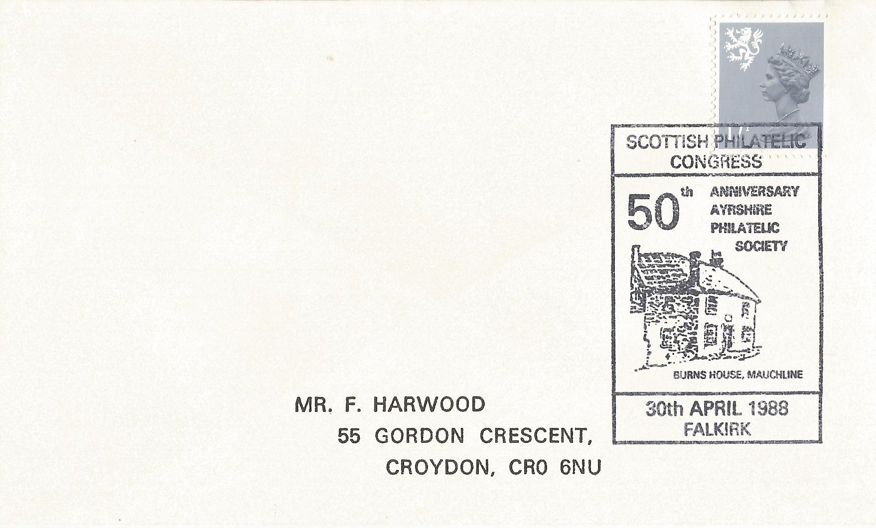 Scottish Philatelic Congress 50th Anniversary Ayrshire Philatelic Society Falkirk_7172